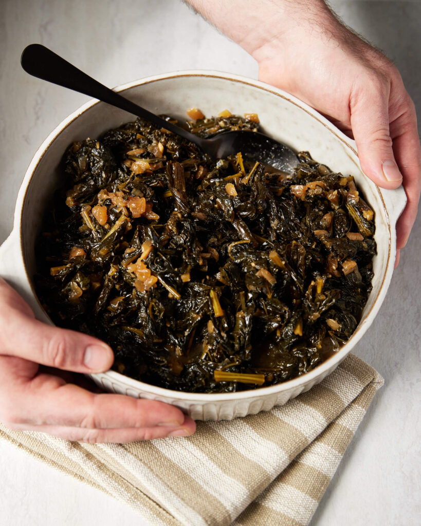 Sweet and sour braised lacinato kale *Rotating chef special